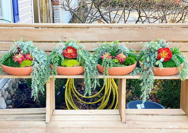 Artificial Flower Pots