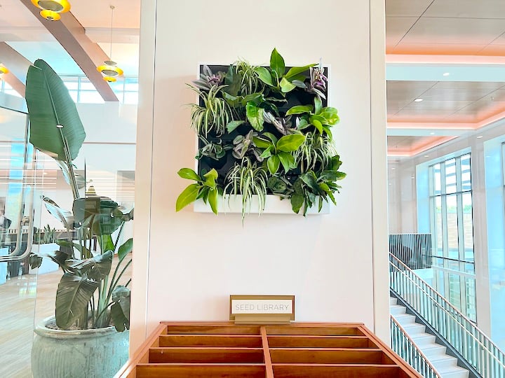 Living Wall at Carmel Clay Public Library
