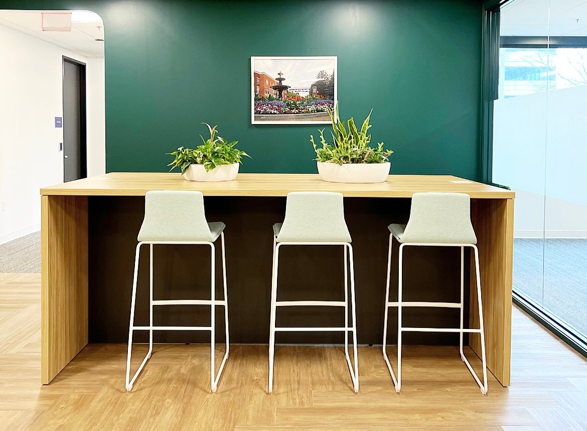 Table Top Planters at Carr Parkwood office space