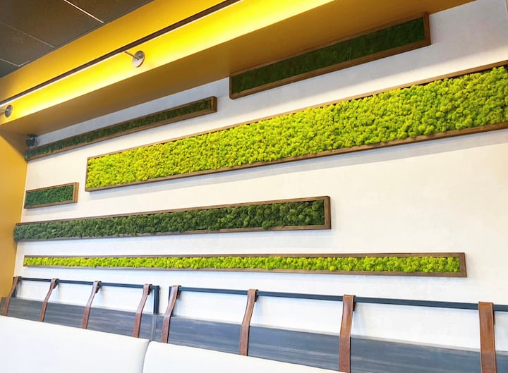 Command Coffee - Moss Wall Art Design