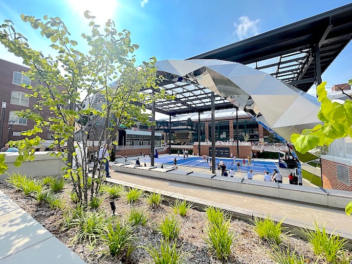 Gainbridge Fieldhouse Bicentennial Unity Plaza