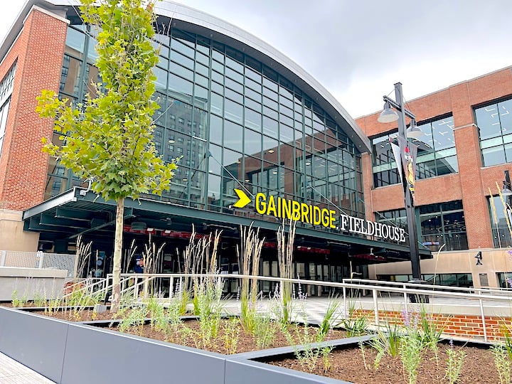 Bicentennial Unity Plaza Landscaping at Gainbridge Fieldhouse
